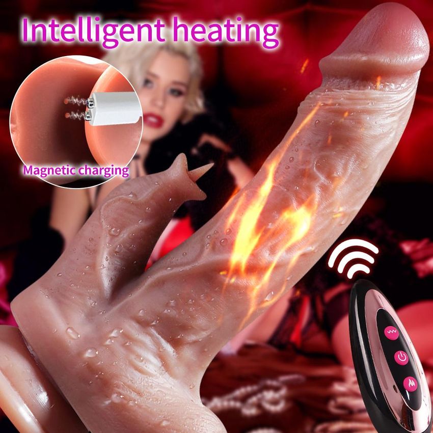 8 in 1 hands free automatic-realstic vibrating dildo