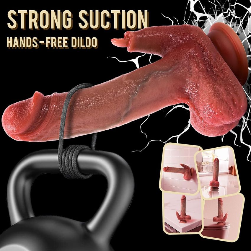 8 in 1 hands free automatic-realstic vibrating dildo