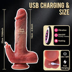 8 in 1 hands free automatic-realstic vibrating dildo